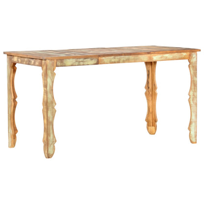 Table de salle à manger 140x70x76cm Bois de récupération massif