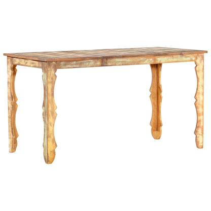 Table de salle à manger 140x70x76cm Bois de récupération massif