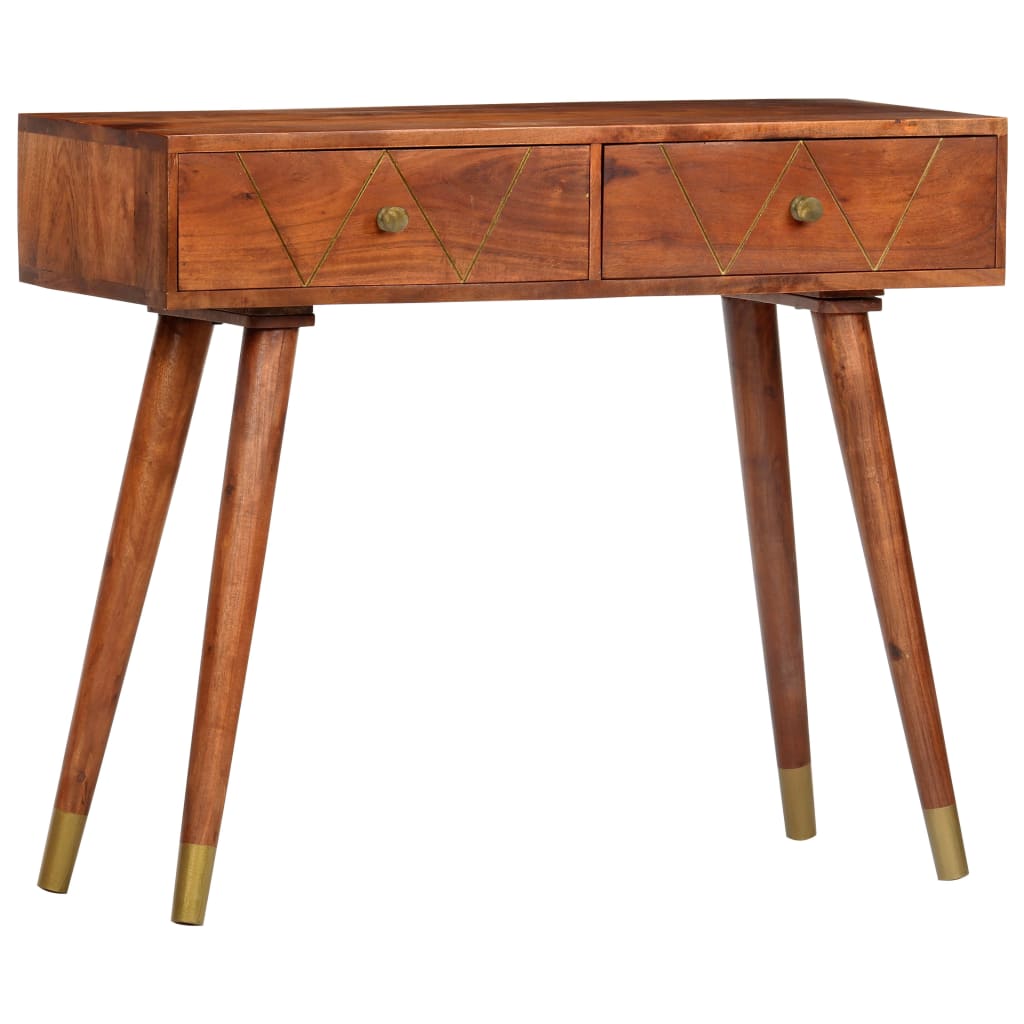 Table console 90x35x76 cm Bois d'acacia massif