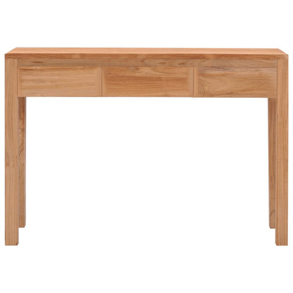 Table console 110x35x75 cm bois de teck solide