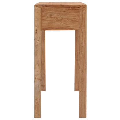 Table console 110x35x75 cm bois de teck solide