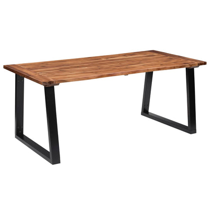 Table à manger Bois d'acacia massif 180x90 cm