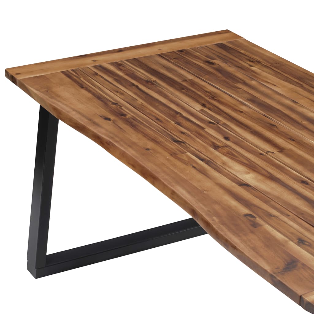 Table à manger Bois d'acacia massif 180x90 cm