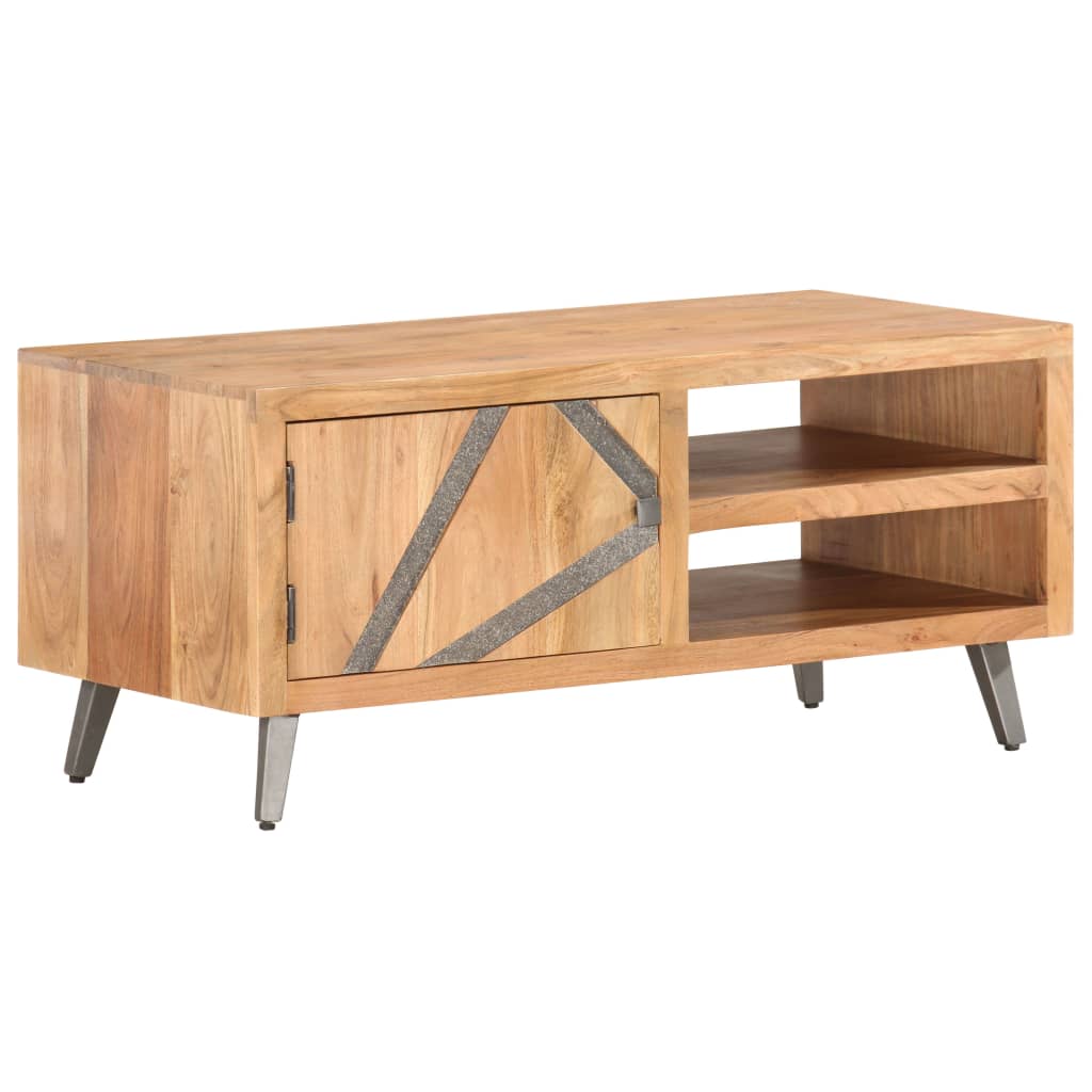 Table basse 90x45x40 cm Bois d'acacia massif