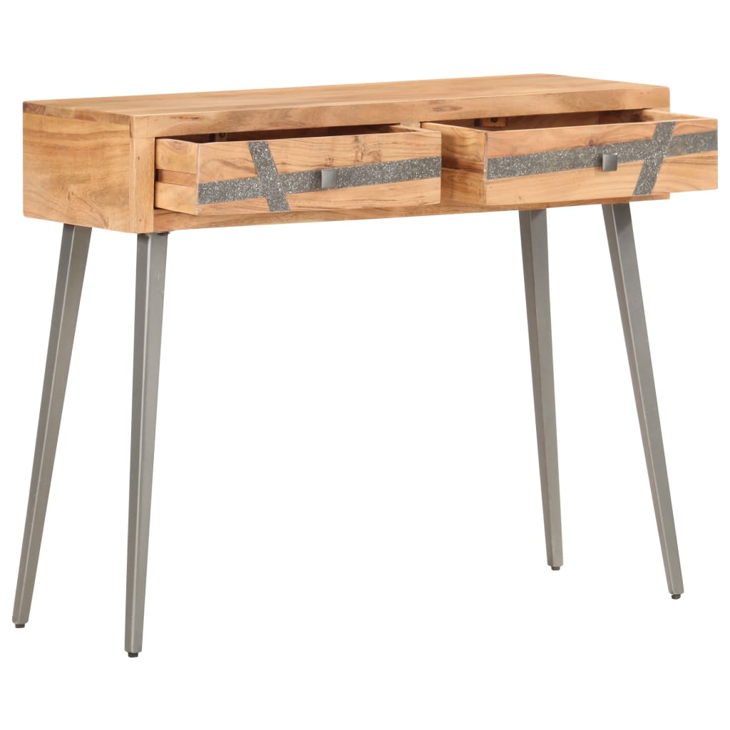 Table console 90 x 30 x 75 cm Bois d'acacia massif