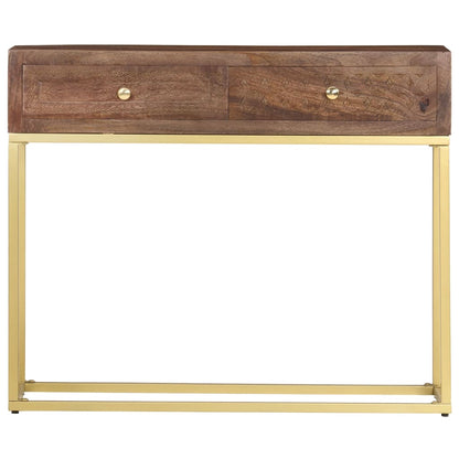 Table console 90 x 30 x 75 cm Bois de manguier massif