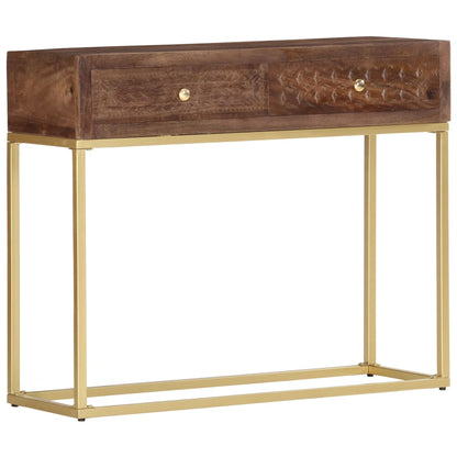 Table console 90 x 30 x 75 cm Bois de manguier massif