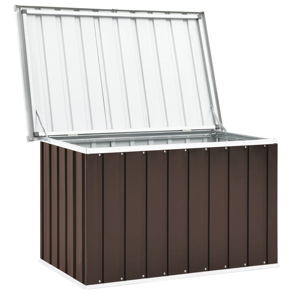 Boîte de rangement de jardin Marron 109x67x65 cm