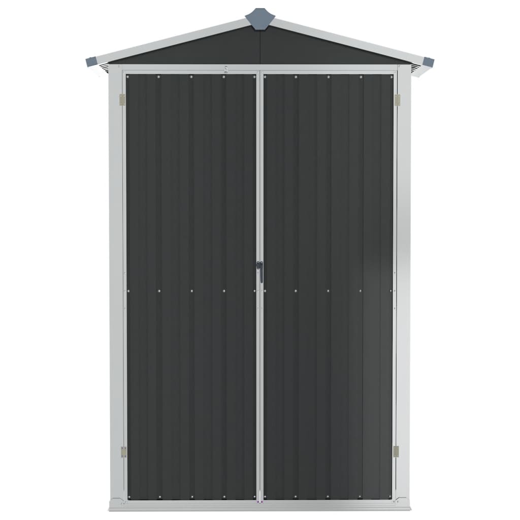 Abri de jardin Anthracite 116x45x175 cm Acier galvanisé