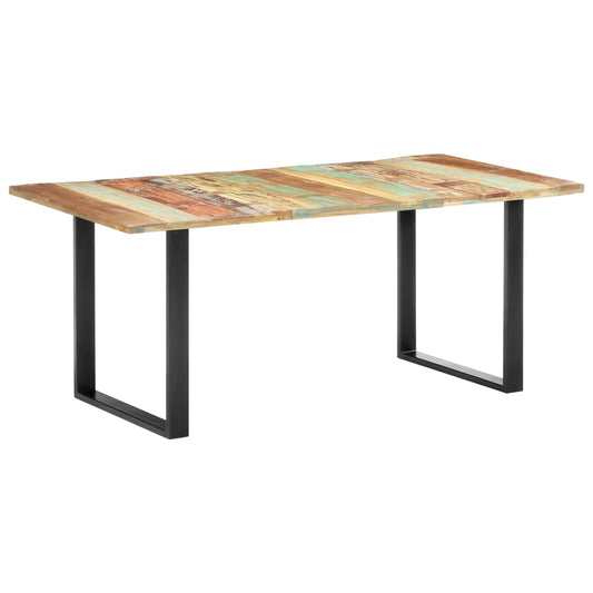 Table à manger 180x90x76 cm Bois de récupération massif