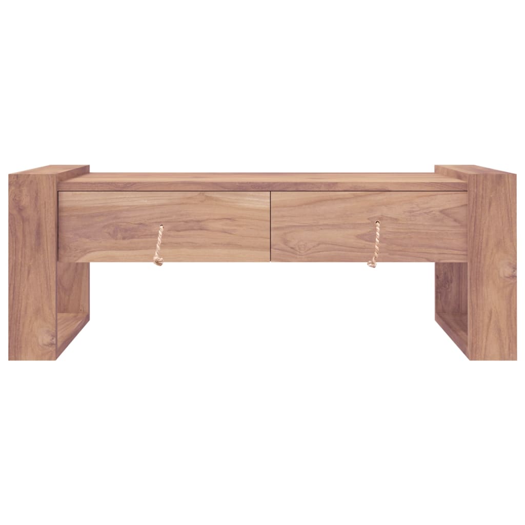 Table basse 110x60x40 cm Bois de teck massif