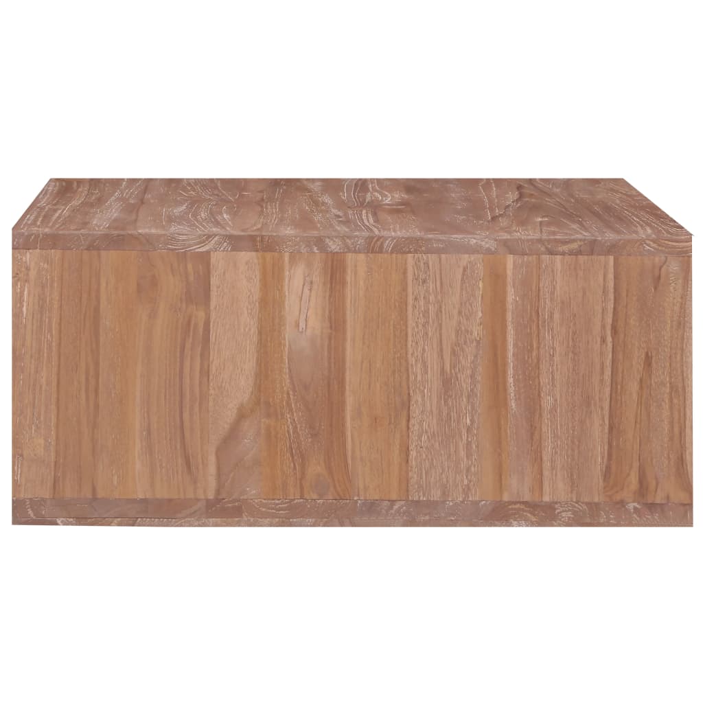 Table basse 70x70x30 cm Bois de teck massif