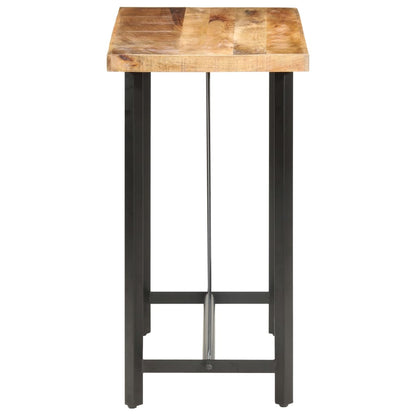 Table de bar 120x58x107 cm Bois de manguier brut