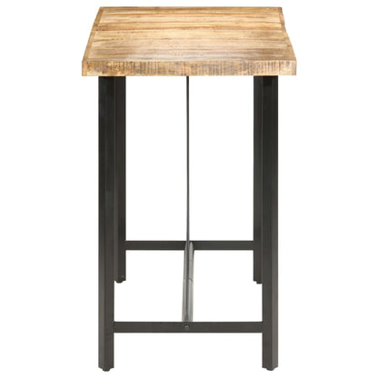 Table de bar 180x70x107 cm Bois de manguier brut