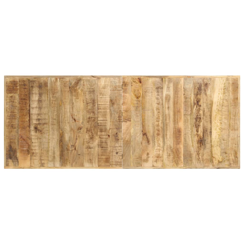 Table de bar 180x70x107 cm Bois de manguier brut