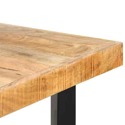 Table de bar 180x70x107 cm Bois de manguier brut