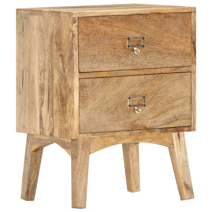 Table de chevet 40x35x55 cm Bois de manguier solide