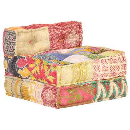 Pouf modulaire Patchwork Tissu