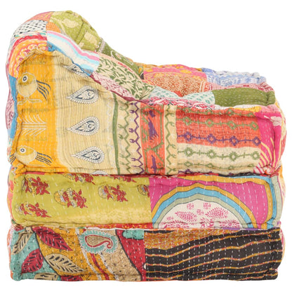 Pouf modulaire Patchwork Tissu