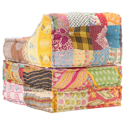 Pouf modulaire Patchwork Tissu