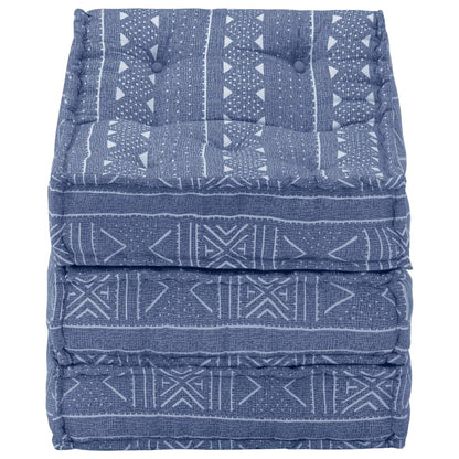 Pouf modulaire Indigo Tissu