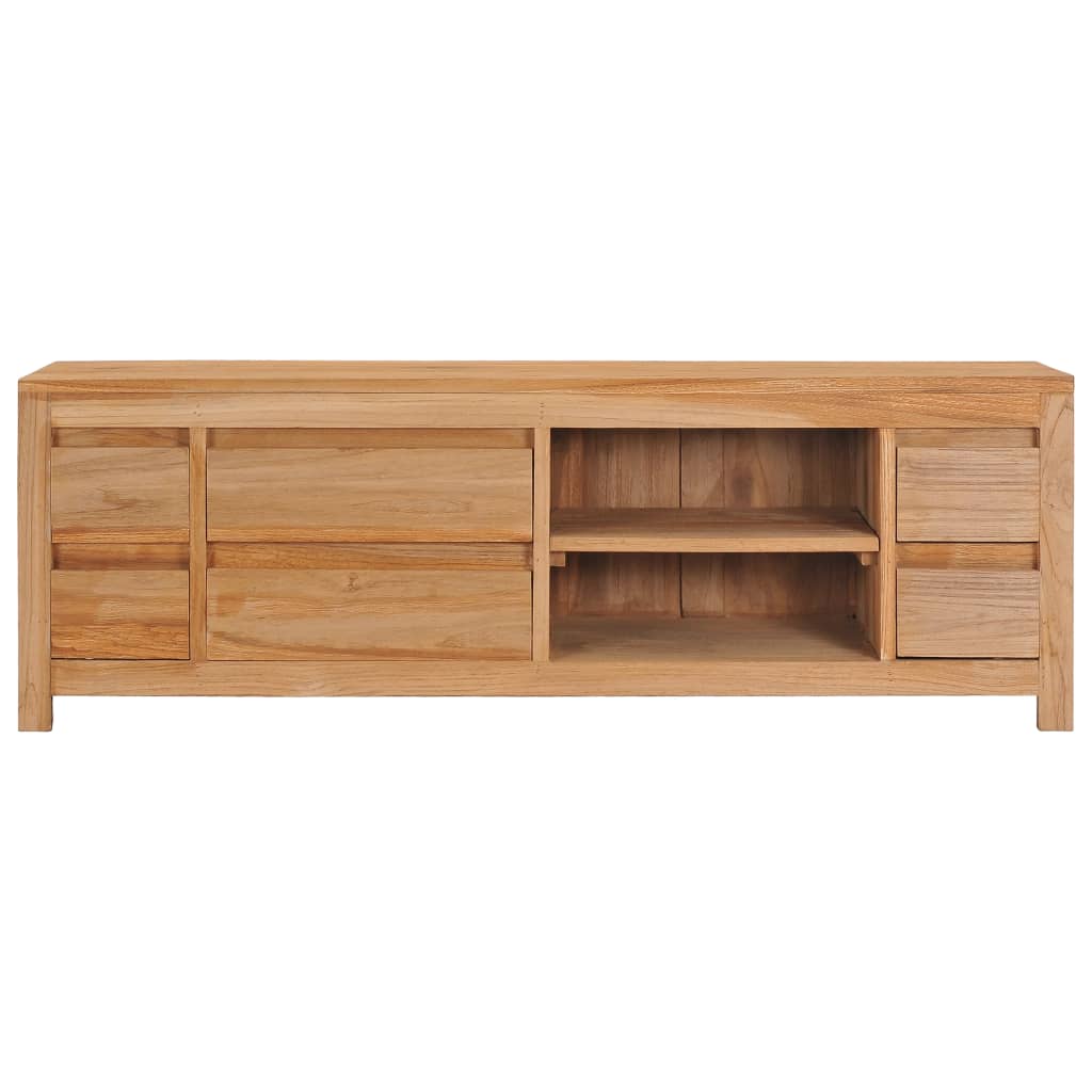 Meuble TV 120 x 30 x 40 cm bois de teck massif