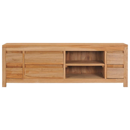 Meuble TV 120 x 30 x 40 cm bois de teck massif