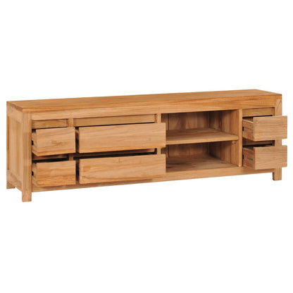 Meuble TV 120 x 30 x 40 cm bois de teck massif