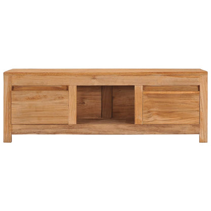 Meuble TV 100x30x35 cm bois de teck massif