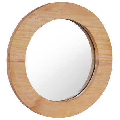 Miroir mural 40 cm Teck Rond