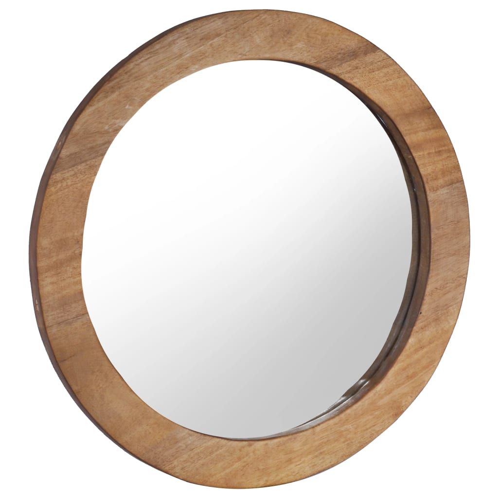 Miroir mural 60 cm Teck Rond