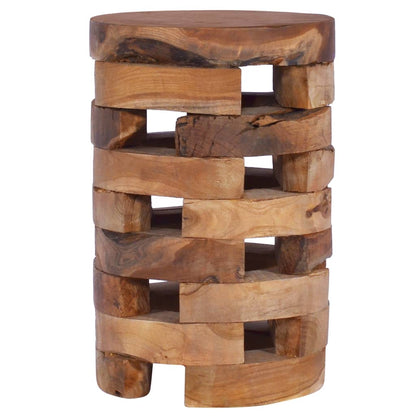 Table de chevet 30x30x45 cm Bois de teck massif