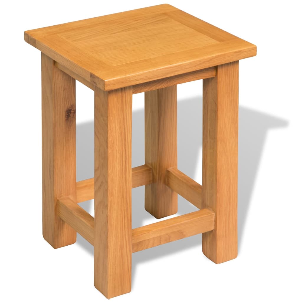 Tables d'appoint 2 pcs 27 x 24 x 37 cm Bois de chêne massif