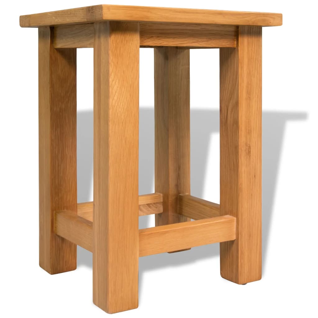 Tables d'appoint 2 pcs 27 x 24 x 37 cm Bois de chêne massif