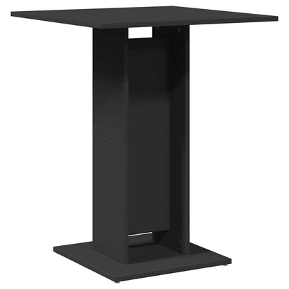 Table de bistro Noir 60x60x75 cm Bois d'ingénierie