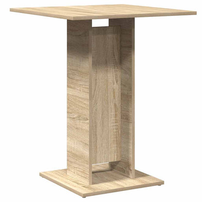 Table de bistro Chêne sonoma 60x60x75 cm Bois d'ingénierie