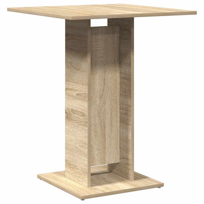 Table de bistro Chêne sonoma 60x60x75 cm Bois d'ingénierie