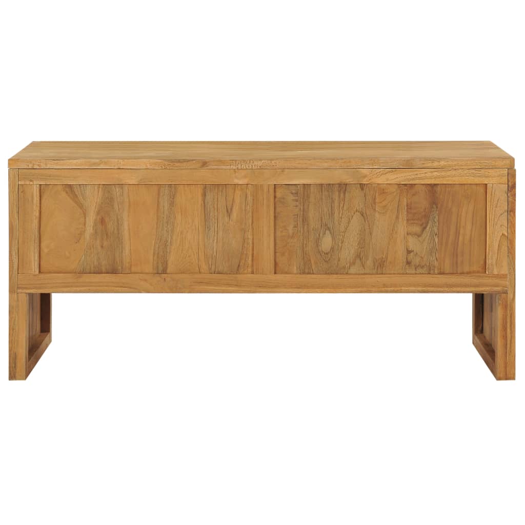 Meuble TV 100x35x45 cm Bois de teck massif