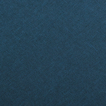 Tabourets de bar lot de 2 bleu tissu