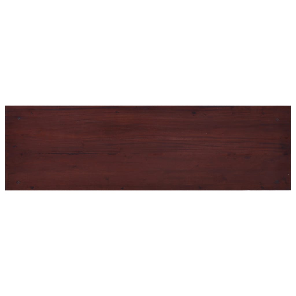 Meuble TV Marron classique 100x30x45 cm Bois d'acajou massif