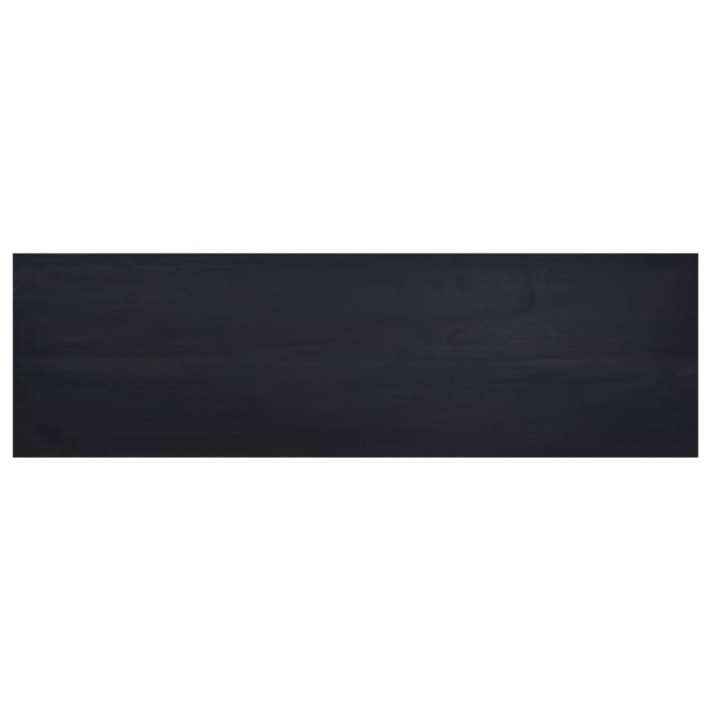 Meuble TV Café noir clair 100x30x45 cm Bois d'acajou massif