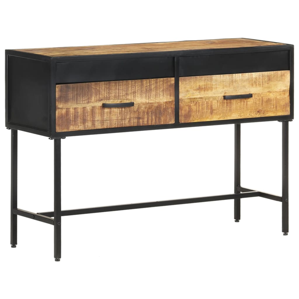 Table console 110x35x75 cm Bois de manguier brut