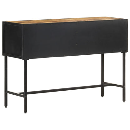 Table console 110x35x75 cm Bois de manguier brut