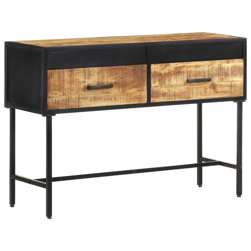 Table console 110x35x75 cm Bois de manguier brut