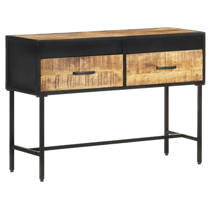 Table console 110x35x75 cm Bois de manguier brut