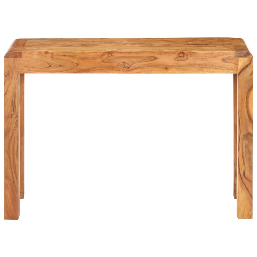 Table console 110x40x76cm Bois d'acacia massif et finition miel