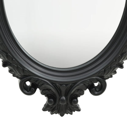 Miroir mural style château 56x76 cm Noir