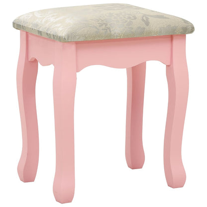 Ensemble de coiffeuse avec tabouret Rose 50x59x136 cm Paulownia