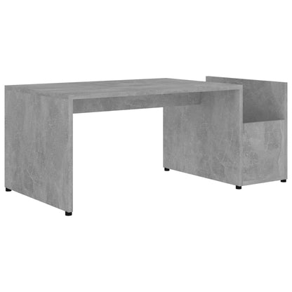 Table basse Gris béton 90x45x35 cm bois d’ingénierie