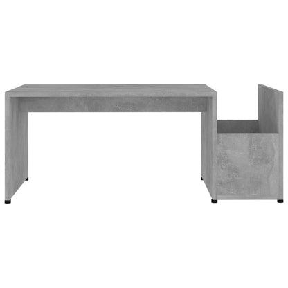 Table basse Gris béton 90x45x35 cm bois d’ingénierie